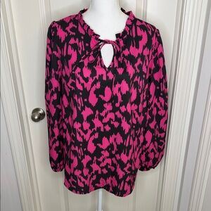 Stylish Pink and Black Women's blouse size 1XL